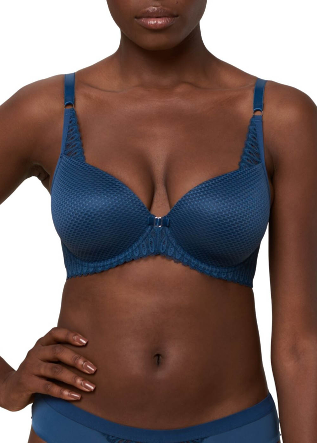 Soutien-gorge Balconnet Ampliforme  Armatures Triumph Smoky Blue